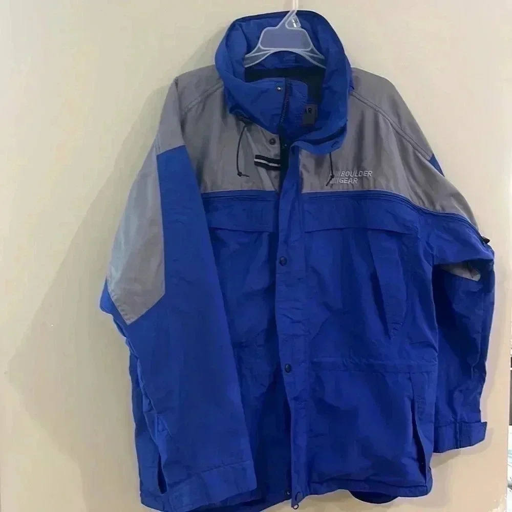 [M-M] NWOT Vintage Boulder Gear  XO Men Windbreaker Rain Ski/ Snowboard Jacket